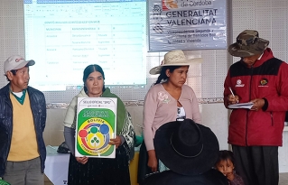 Productores de la cuenca del río Caine conforman comité impulsor del Sistema Participativo de Garantía (SPG)