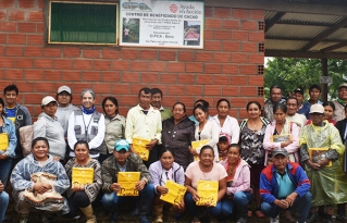 TIPNIS fortalece la cadena de valor del cacao con la entrega de un Centro de Acopio a la Asociación TIPNIS SAUCE