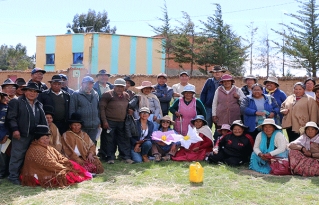 Productoras y productores representantes de 23 comunidades rurales de La Paz y Beni encaran la mejora de semillas frente al cambio climático