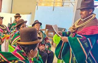 Corque fortalece la Jurisdicción Indígena Originaria Campesina con formación a autoridades originarias
