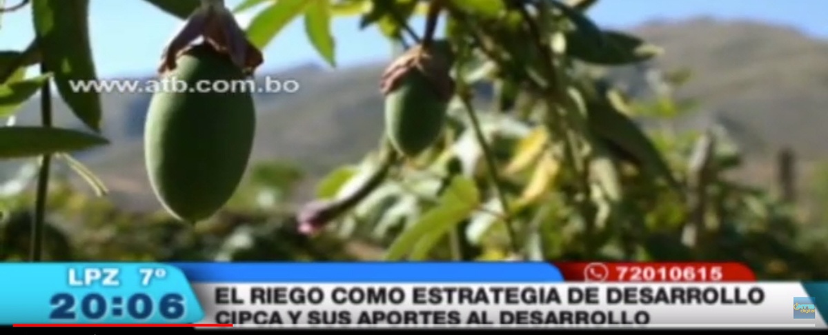El riego genera beneficios y hace rentables las tierras en comunidades alejadas del país
