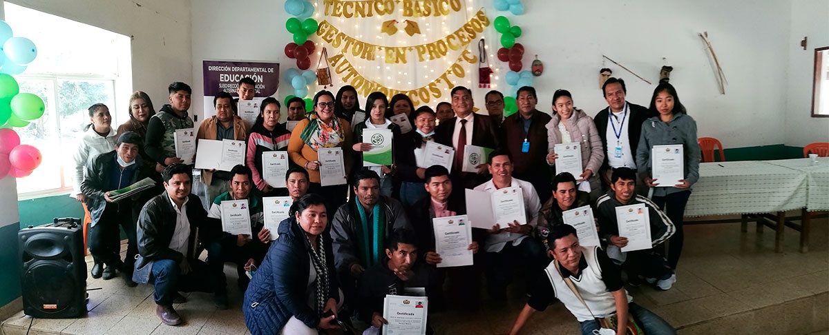 Charagua Iyambae cuenta con su primera promoción de gestores en Autonomía Indígena.