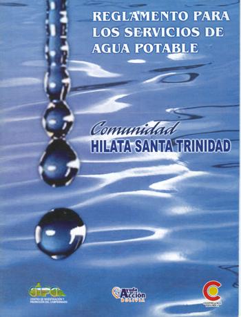 Reglamento para los Servicios del Agua Potable. Comunidad Hilata Santa ...