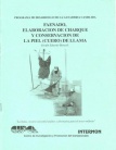 Faenado, elaboración de charque y conservación de la piel (cuero) de llama. Programa de Desarrollo de la Ganadería Camélida